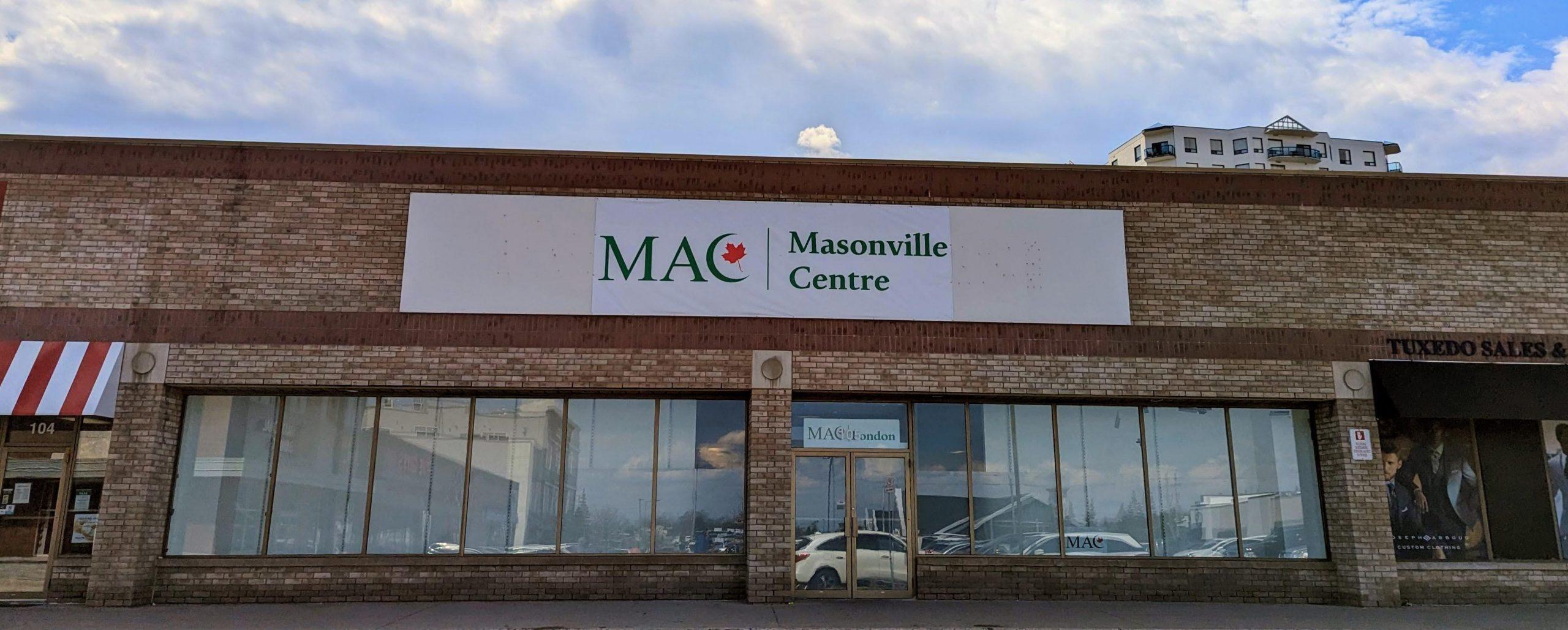 Mac Masonville Entrance