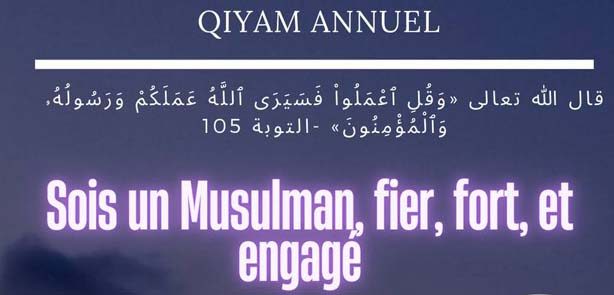 MAC Youth, Qiyam «Sois un Musulman, fier, fort et engagé »